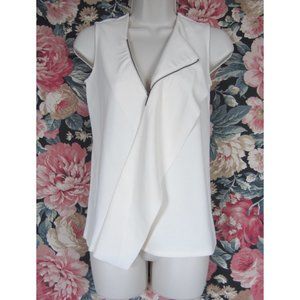 Alfani SP Women Off-White short-sleeve blouse